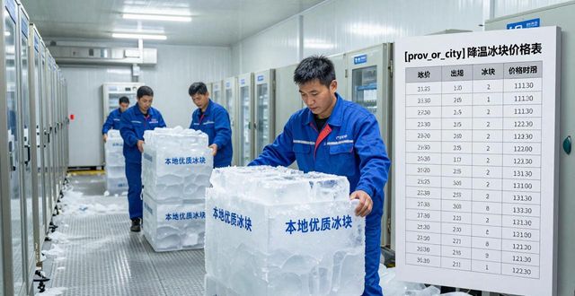 青浦降温冰块多少钱一吨？本地制冰厂报价来了